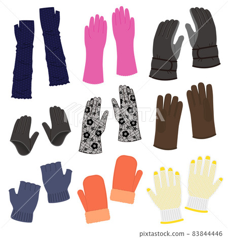 Illustration of gloves Illustration of gloves 83844446