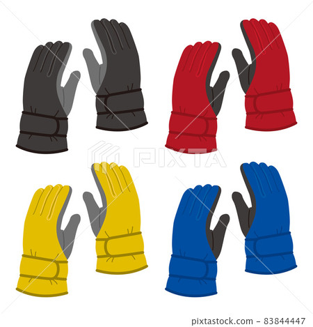 Illustration of gloves (snowwear) Illustration of gloves (snowwear) 83844447
