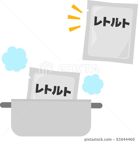 Aluminum pouch of retort food that can be boiled in hot water 83844460