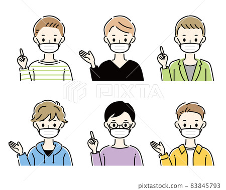 Multiple mask male guides 83845793