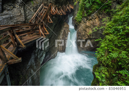 Beautiful Sigmund Thun Klamm gorge in Austria, Europe Beautiful Sigmund Thun Klamm gorge in Austria, Europe 83846951