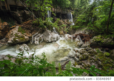 Beautiful Sigmund Thun Klamm gorge in Austria, Europe Beautiful Sigmund Thun Klamm gorge in Austria, Europe 83846997