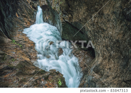 Beautiful Sigmund Thun Klamm gorge in Austria, Europe Beautiful Sigmund Thun Klamm gorge in Austria, Europe 83847313