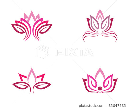 Lotus symbol vector icon illustration Lotus symbol vector icon illustration 83847383