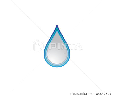 Water drop vector icon illustration Water drop vector icon illustration 83847395