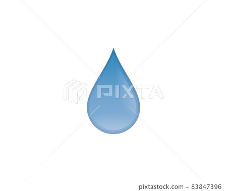 Water drop vector icon illustration Water drop vector icon illustration 83847396