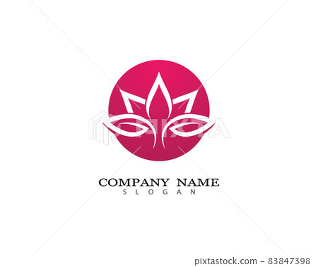 Lotus symbol vector icon illustration Lotus symbol vector icon illustration 83847398