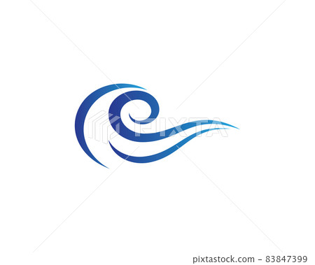 Wave symbol vector icon illustration design Wave symbol vector icon illustration design 83847399