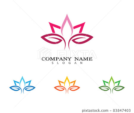 Lotus symbol vector icon illustration Lotus symbol vector icon illustration 83847403