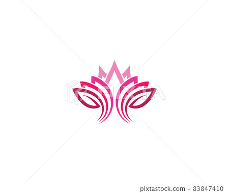 Lotus symbol vector icon illustration Lotus symbol vector icon illustration 83847410