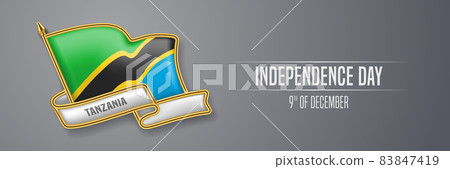 Tanzania happy independence day greeting card, banner vector illustration Tanzania happy independence day greeting card, banner vector illustration 83847419