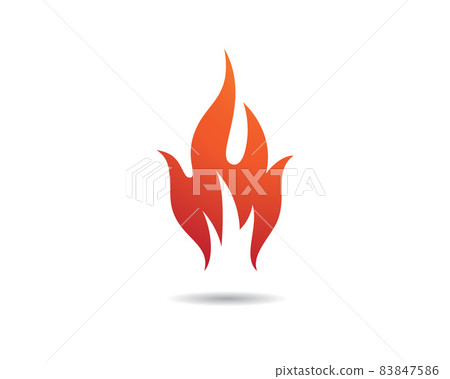 Fire symbol vector icon illustration Fire symbol vector icon illustration 83847586