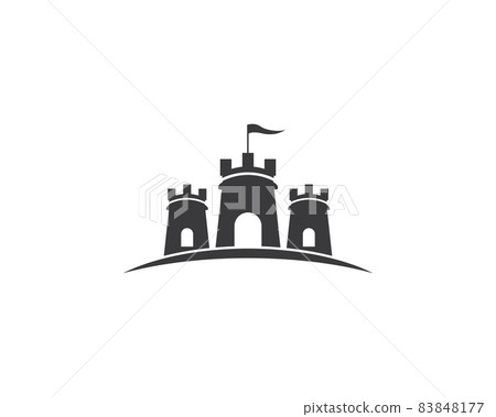Castle vector icon 83848177