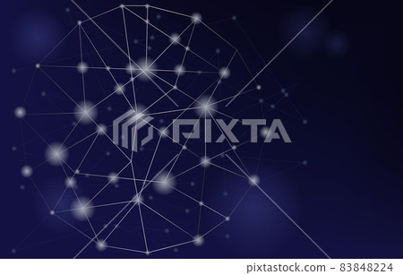 Circle Globe Digital Network Connection Technology Vector Background Circle Globe Digital Network Connection Technology Vector Background 83848224