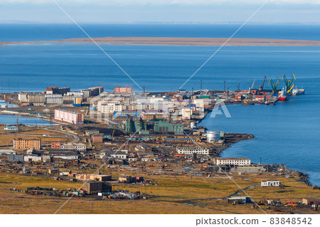 Pevek City, Chukotka, Russia. Pevek City, Chukotka, Russia. 83848542