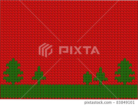 Christmas knit background 83849101