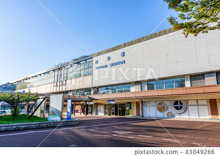 JR Tottori Station in fine weather, Tottori City, Tottori Prefecture JR Tottori Station in fine weather, Tottori City, Tottori Prefecture 83849266