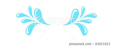 Cry splash. Icon for sad expression, vector illustration Cry splash. Icon for sad expression, vector illustration 83851821