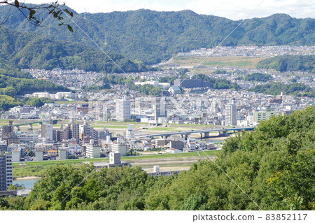 從廣島縣三手山眺望西區淺南區的街景 從廣島縣三手山眺望西區淺南區的街景 83852117