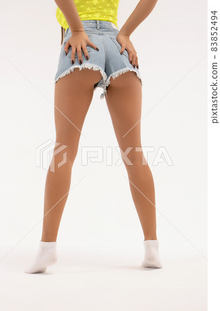 Woman Showing Off Her Buttocks Stock Photo - Image of attractive, model:  45456202