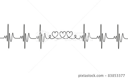 love lettering heartbeat design positive motivational optimist heart love love lettering heartbeat design positive motivational optimist heart love 83853377