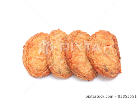 Satsuma-age with sakura shrimp [white background] 83853551