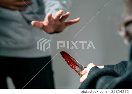 事件,菜刀,刺傷,圖像 事件,菜刀,刺傷,圖像 83854275