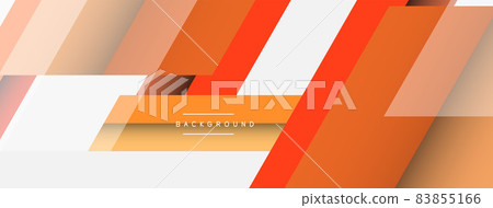 Background. Geometric diagonal square shapes and lines abstract composition. Vector illustration for wallpaper banner background or landing page 83855166