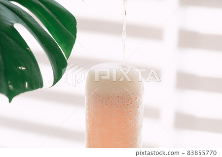 full beer in a beer mug 83855770