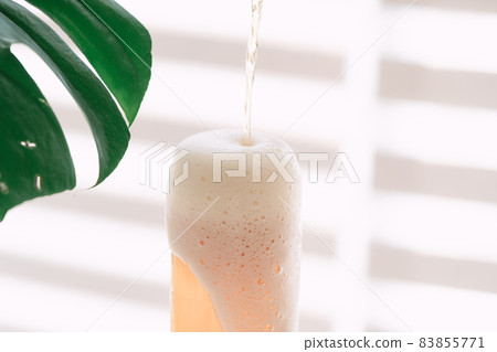 full beer in a beer mug full beer in a beer mug 83855771