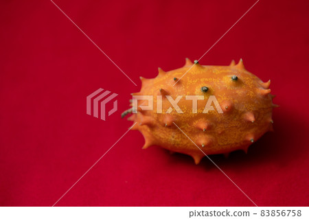 Image photo of horned melon spooky fruit Image photo of horned melon spooky fruit 83856758