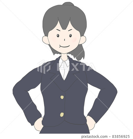 Female student person illustration Female student person illustration 83856925