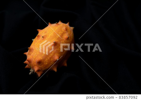 Image photo of horned melon spooky fruit Image photo of horned melon spooky fruit 83857092