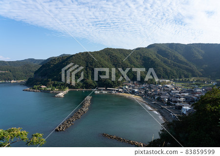 Obama City, Fukui Prefecture, Blue Sky and Wakasa Bay (Yashiro Bay), Tagarasu Port (October) Obama City, Fukui Prefecture, Blue Sky and Wakasa Bay (Yashiro Bay), Tagarasu Port (October) 83859599