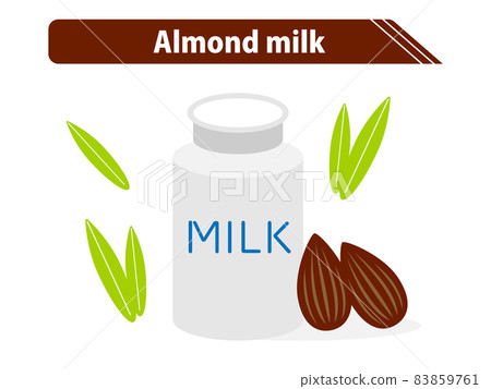 Almond milk, alternative milk and raw materials 83859761