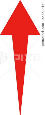 Arrow-Upward-UP (red) 83860817