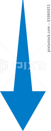 Arrow-Down-Down (blue) 83860851