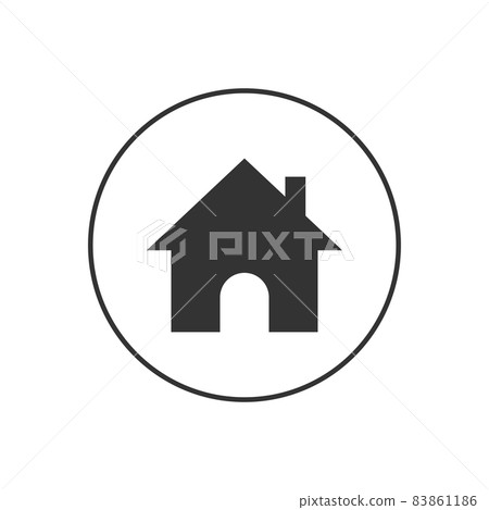 House related vector glyph icon. - Stock Illustration [83861186] - PIXTA