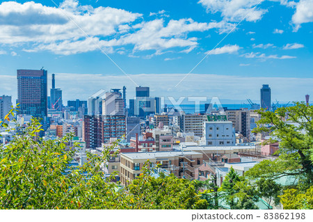 [Urban landscape of Hyogo] Urban landscape around Kobe Ijinkan (view of Kobe city) 83862198