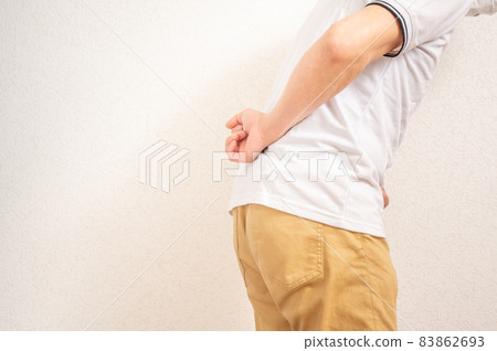 Senior man suffering from back pain Senior man suffering from back pain 83862693
