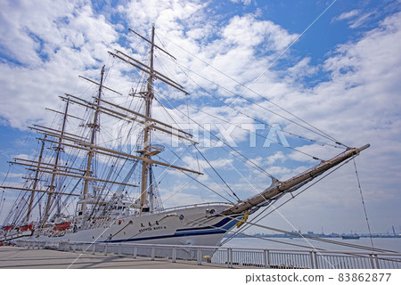 Nippon Maru anchored at Nagoya Port Nippon Maru anchored at Nagoya Port 83862877
