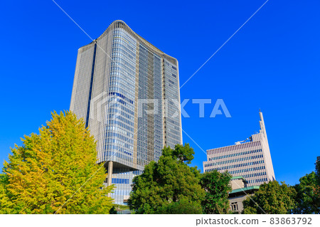 東京千代田區城市景觀 秋季 東京中城日比谷 東京千代田區城市景觀 秋季 東京中城日比谷 83863792
