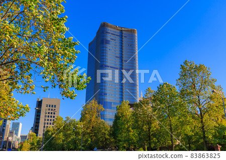 Cityscape of Chiyoda-ku, Tokyo Autumn Tokyo Midtown Hibiya 83863825