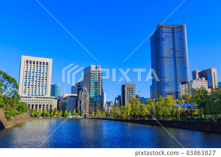 Cityscape of Chiyoda-ku, Tokyo Autumn Tokyo Midtown Hibiya 83863827
