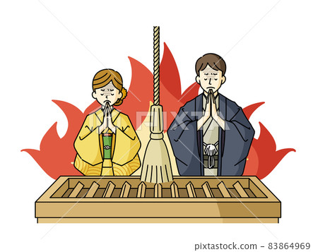 Men and women desperately praying Men and women desperately praying 83864969