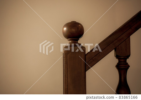 A building with an antique atmosphere, a handrail with an antique atmosphere A building with an antique atmosphere, a handrail with an antique atmosphere 83865166