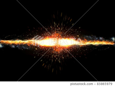 Illustration with colorful sparks Illustration with colorful sparks 83865979