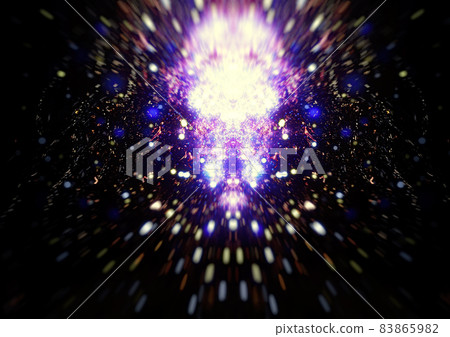 Illustration with colorful sparks 83865982
