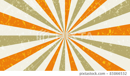 Sunburst or sun burst retro background. Ray stripes. 83866532