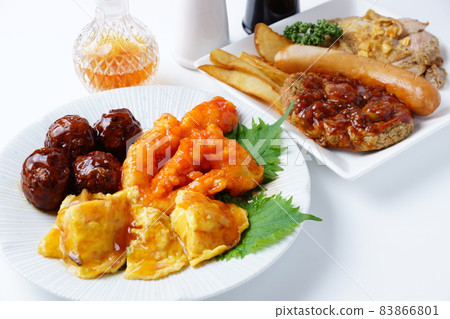 中國食品肉丸蝦辣椒 中國食品肉丸蝦辣椒 83866801